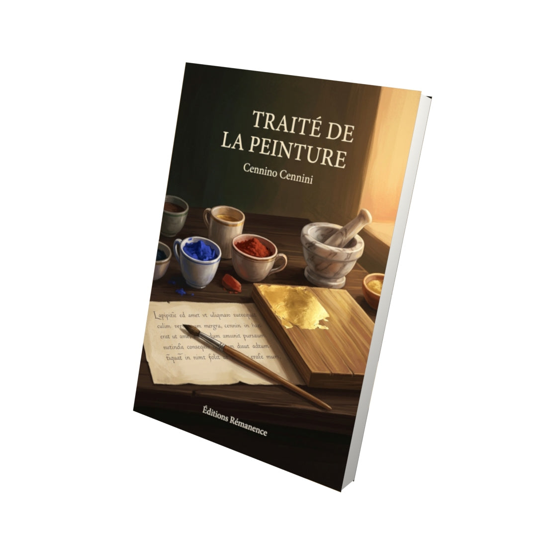Livre Traité de la peinture par Cennino Cennini - Vue 3D - Editions Remanence