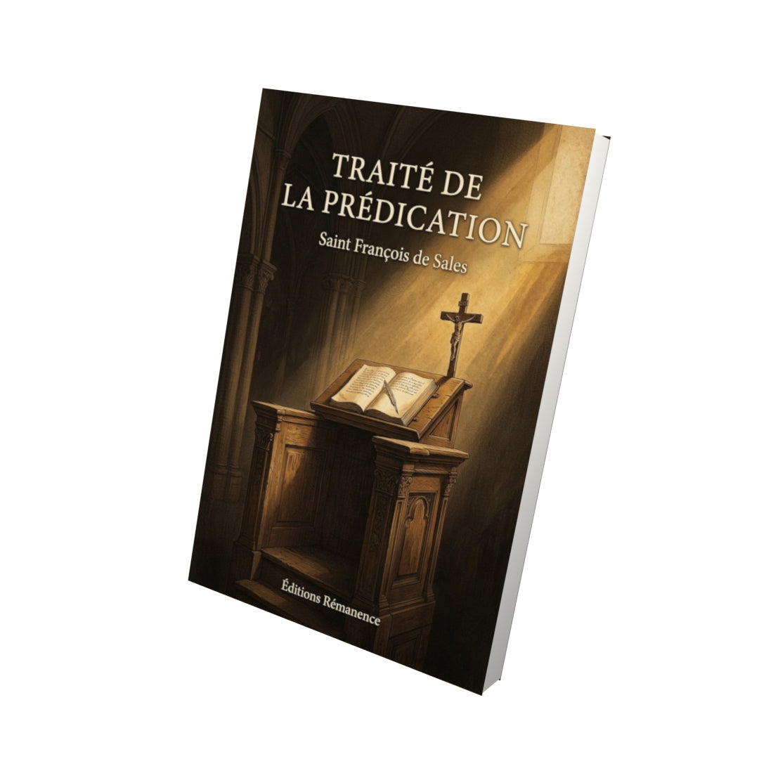 Livre Traité de la prédication - Saint François de Sales - Vue 3D - Editions Remanence