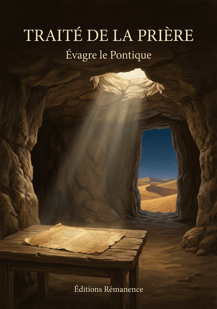 Livre Traité de la Prière par Évagre le Pontique - Couverture - Editions Remanence