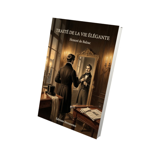 Livre Traité de la vie élégante par Honoré de Balzac - Vue 3D - Editions Remanence