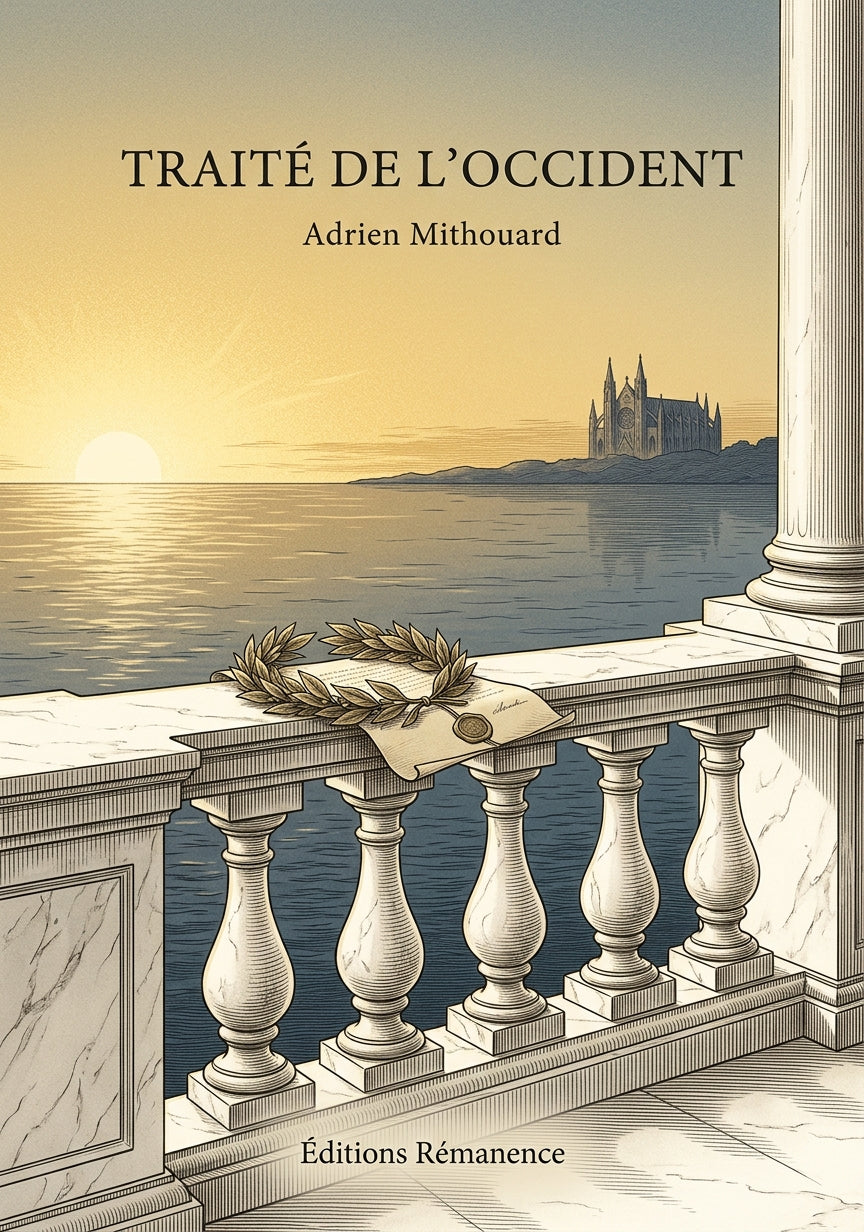 Livre Traité de l’Occident par Adrien Mithouard - Couverture - Editions Remanence