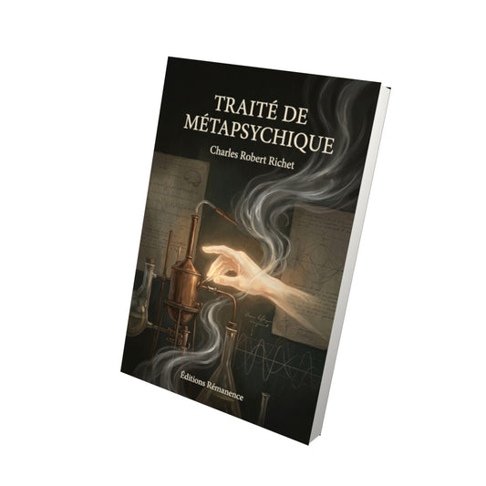 Livre Traité de métapsychique par Charles Robert Richet - Vue 3D - Editions Remanence