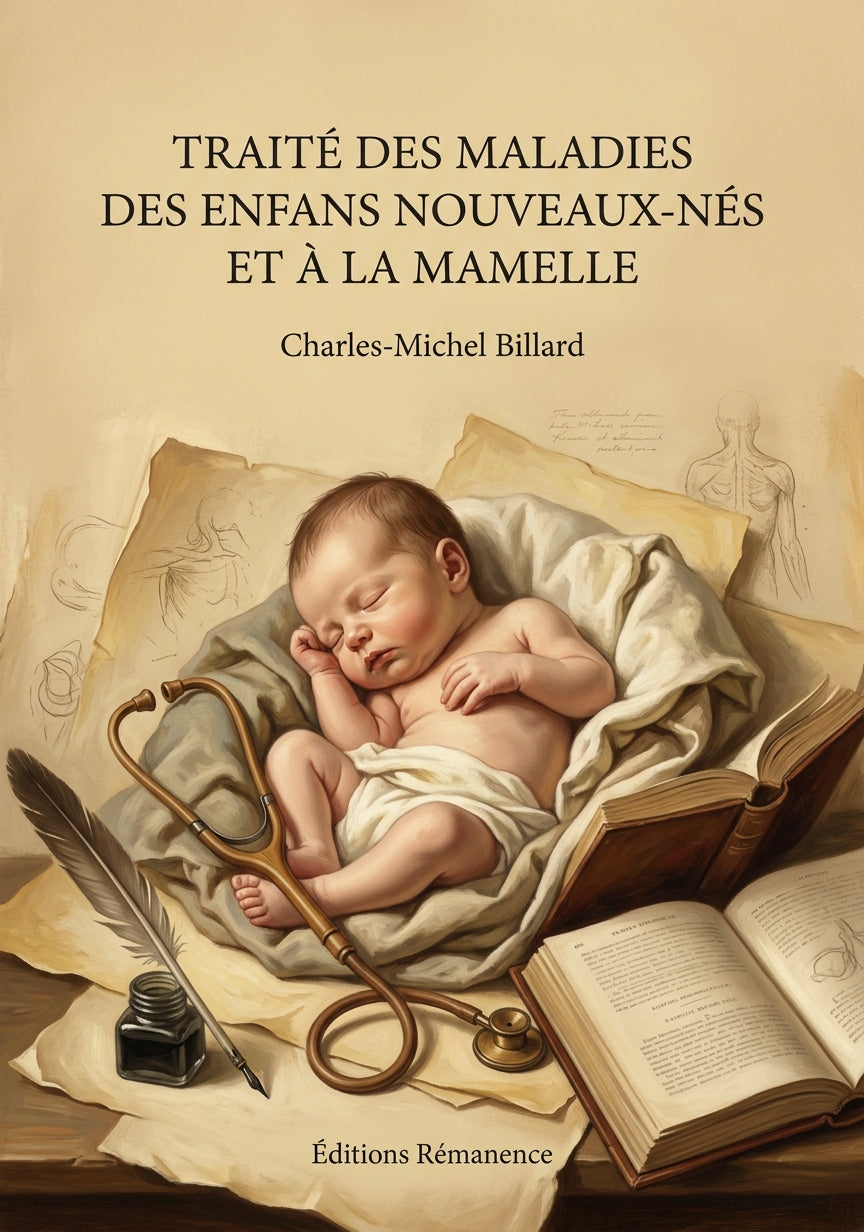Livre Traité des maladies des enfans nouveaux-nés et à la mamelle par Charles-Michel Billard - Couverture - Editions Remanence