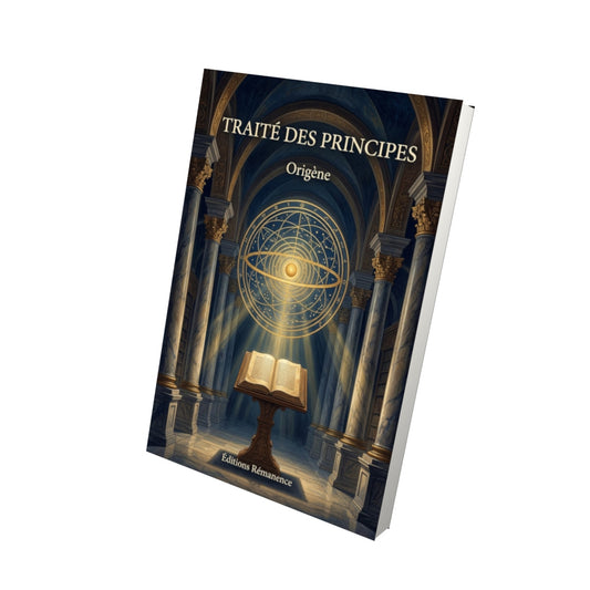Livre Traité des principes - Origène - Vue 3D - Editions Remanence