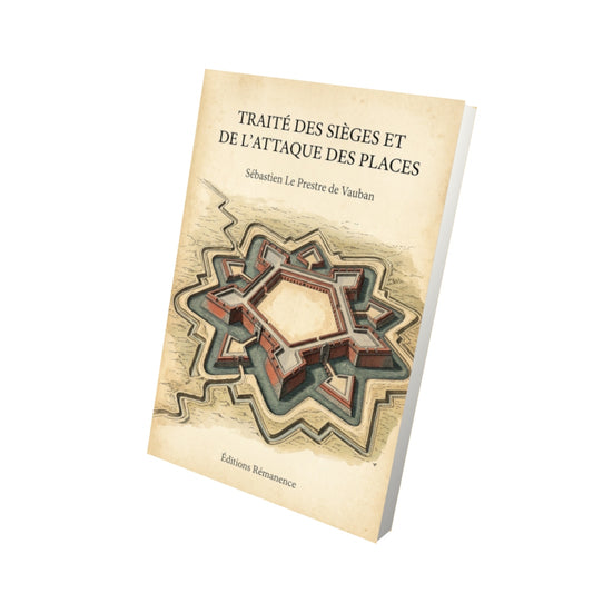 Livre Traité des sièges et de l’attaque des places par Sébastien Le Prestre de Vauban - Vue 3D - Editions Remanence