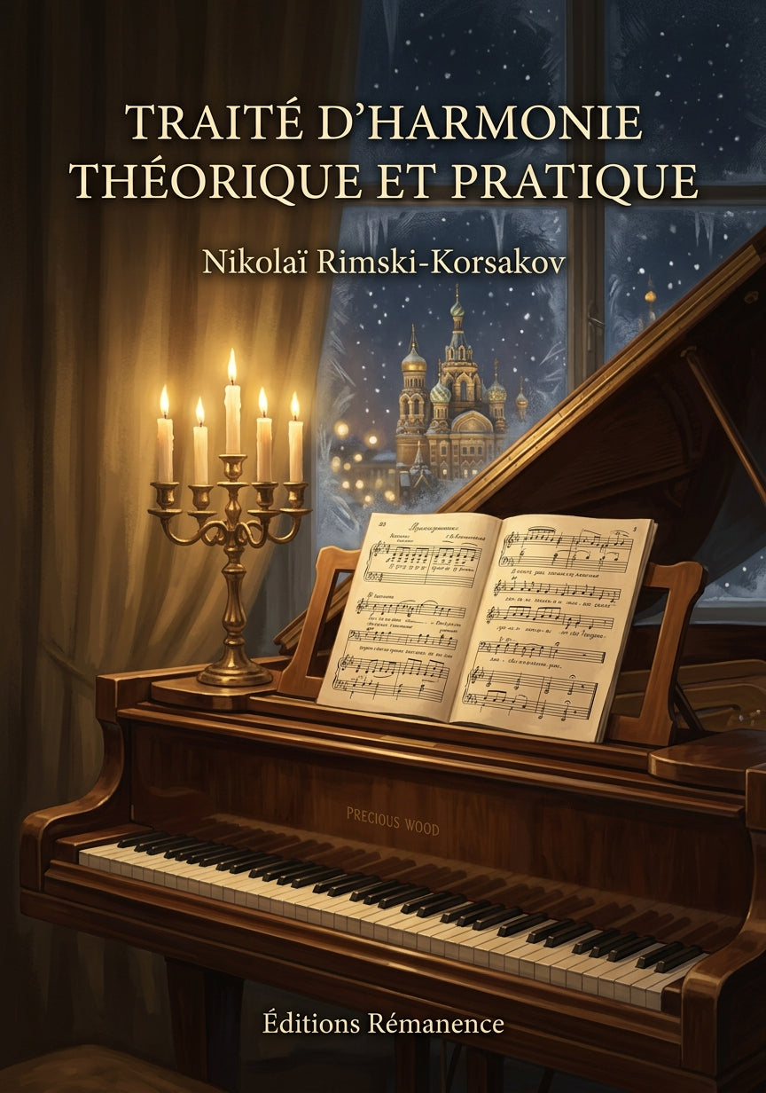 Livre Traité d’harmonie théorique et pratique par Nikolaï Rimski-Korsakov - Couverture - Editions Remanence