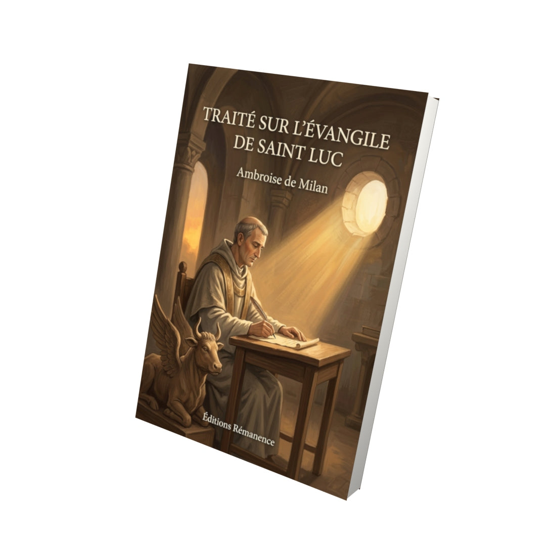 Livre Traité sur l'évangile de Saint Luc - Ambroise de Milan - Vue 3D - Editions Remanence