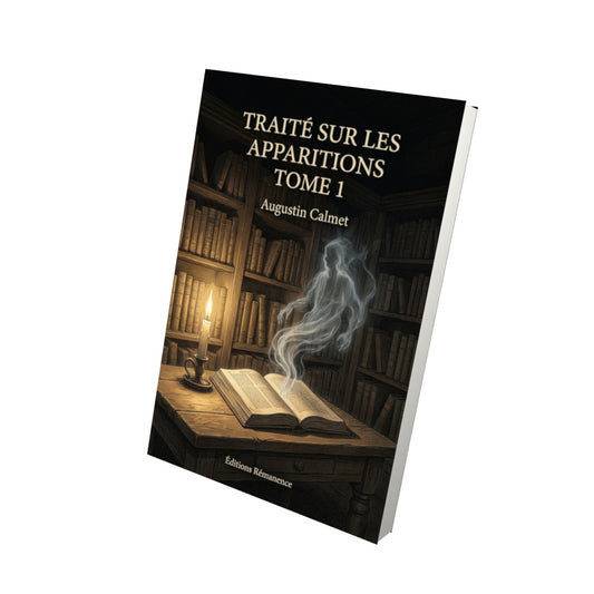 Livre Traité sur les apparitions Tome 1 - Augustin Calmet - Vue 3D - Editions Remanence