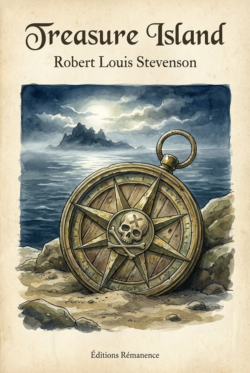 Cover of Treasure Island by Robert Louis Stevenson - Éditions Rémanence