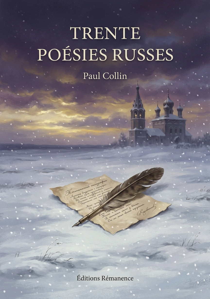 Livre Trente poésies russes par Paul Collin - Couverture - Editions Remanence