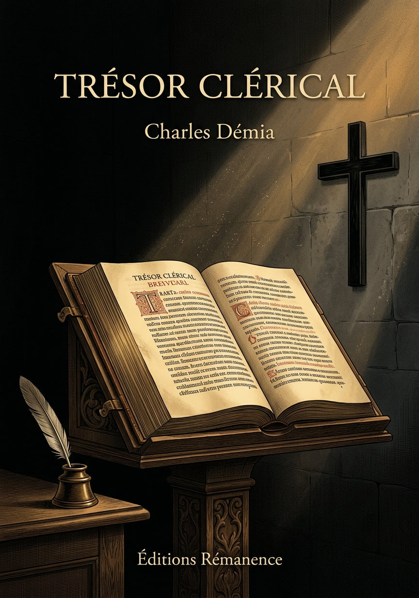 Livre Trésor clérical par Charles Démia - Couverture - Editions Remanence