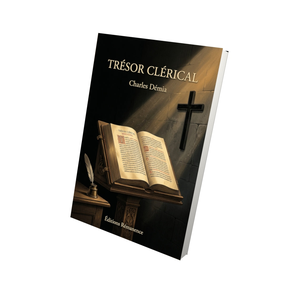 Livre Trésor clérical par Charles Démia - Vue 3D - Editions Remanence