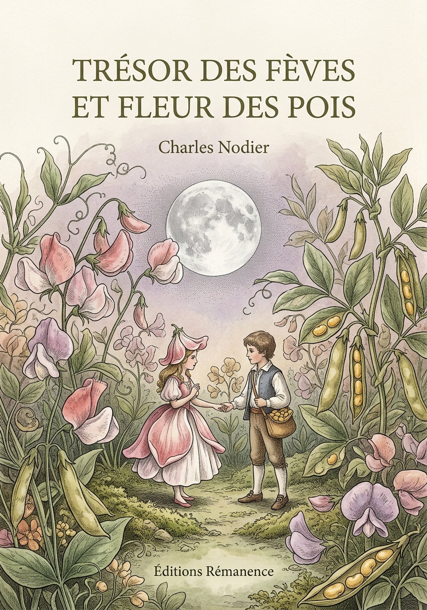 Livre Trésor des Fèves et Fleur des Pois par Charles Nodier - Couverture - Editions Remanence