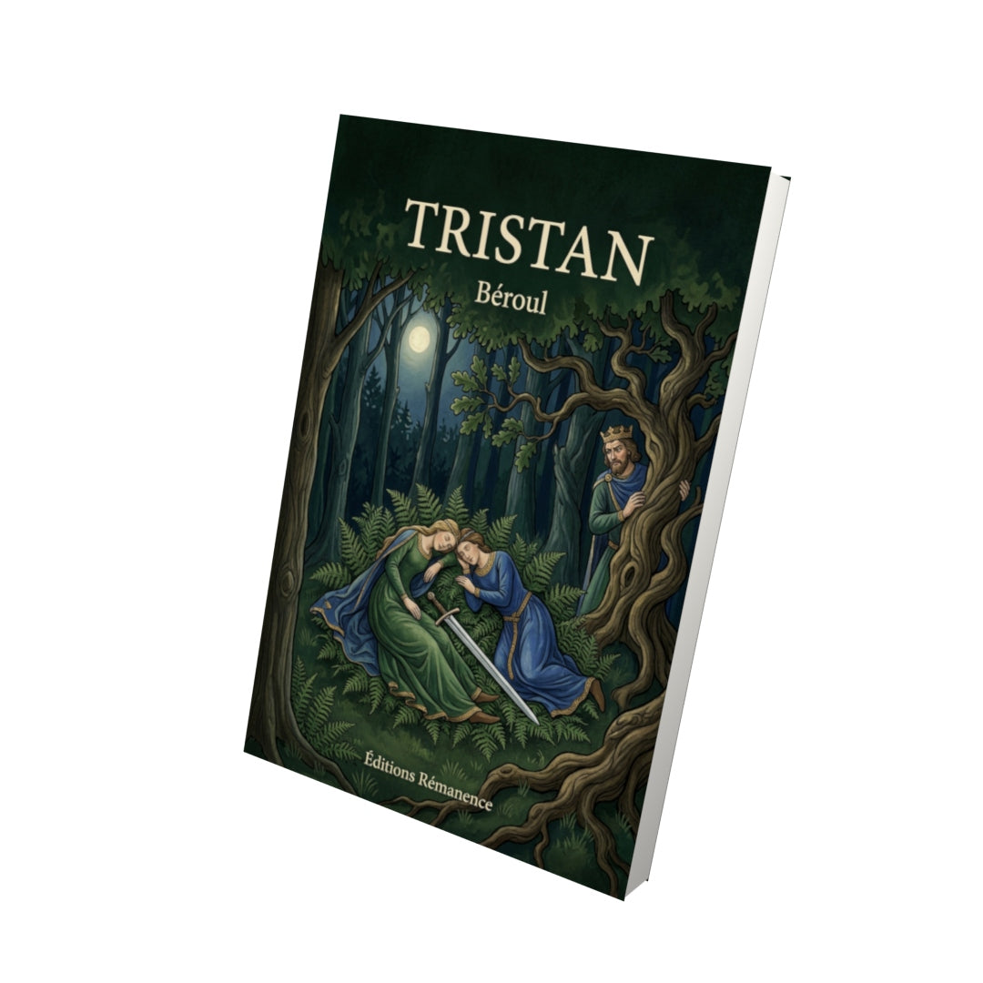 Livre Tristan par Béroul - Vue 3D - Editions Remanence
