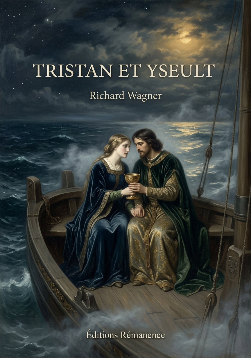 Livre Tristan et Yseult par Richard Wagner - Couverture - Editions Remanence