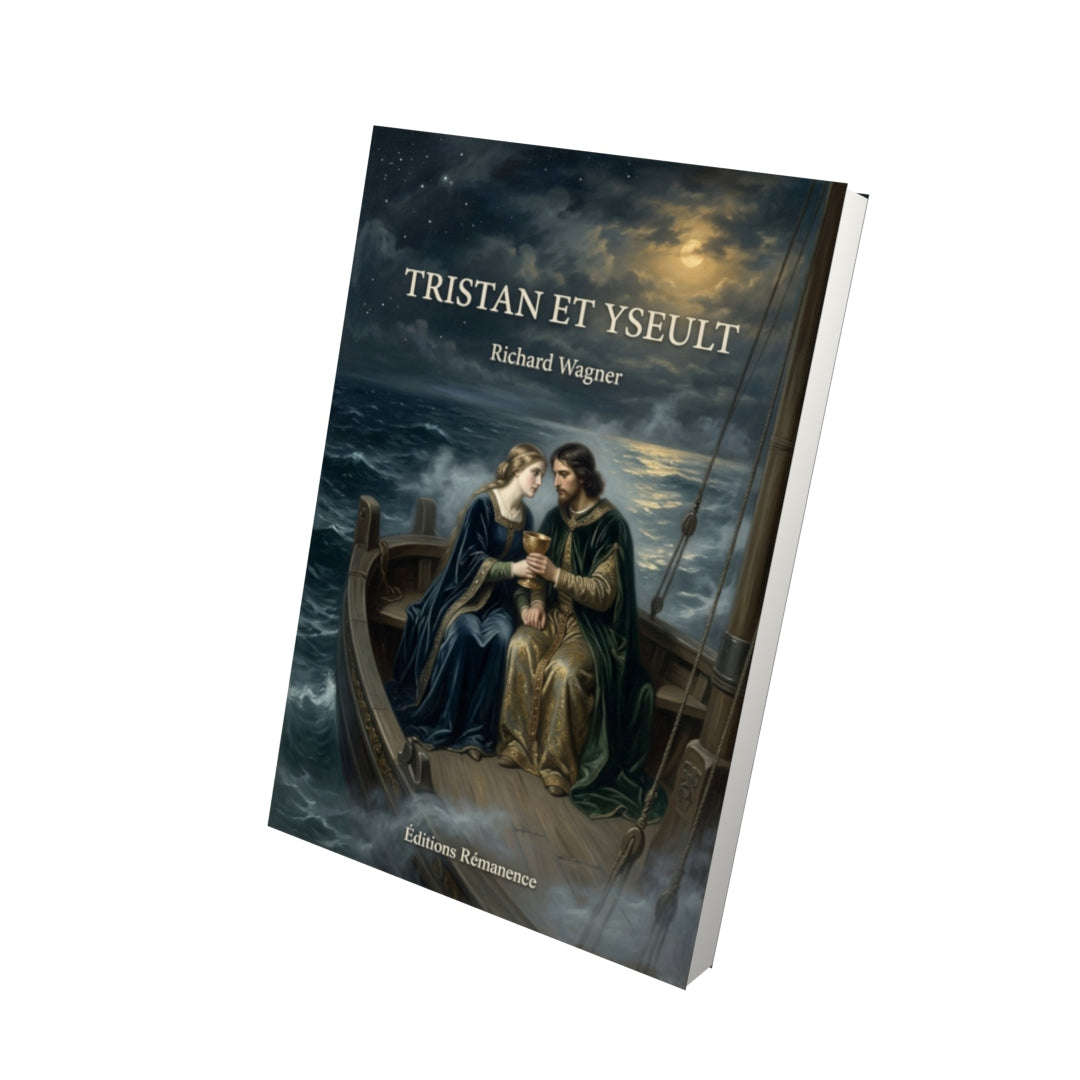 Livre Tristan et Yseult par Richard Wagner - Vue 3D - Editions Remanence