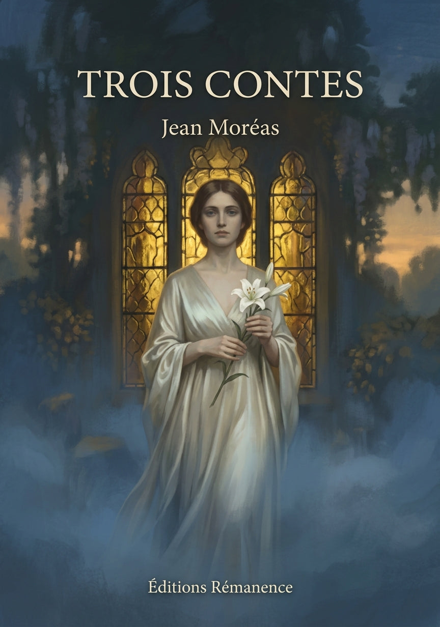 Livre Trois contes par Jean Moréas - Couverture - Editions Remanence