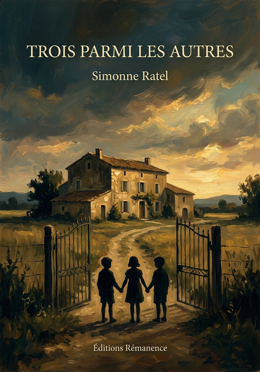 Livre Trois parmi les autres par Simonne Ratel - Couverture - Editions Remanence