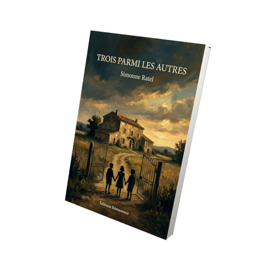Livre Trois parmi les autres par Simonne Ratel - Vue 3D - Editions Remanence