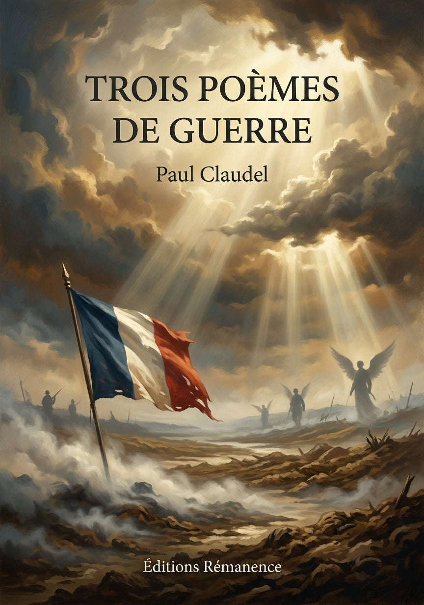 Livre Trois poèmes de guerre par Paul Claudel - Couverture - Editions Remanence