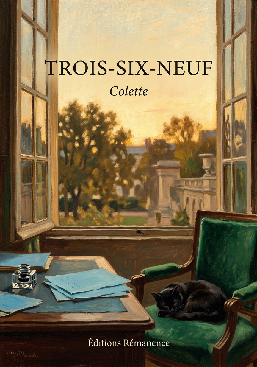 Livre Trois-six-neuf par Colette - Couverture - Editions Remanence