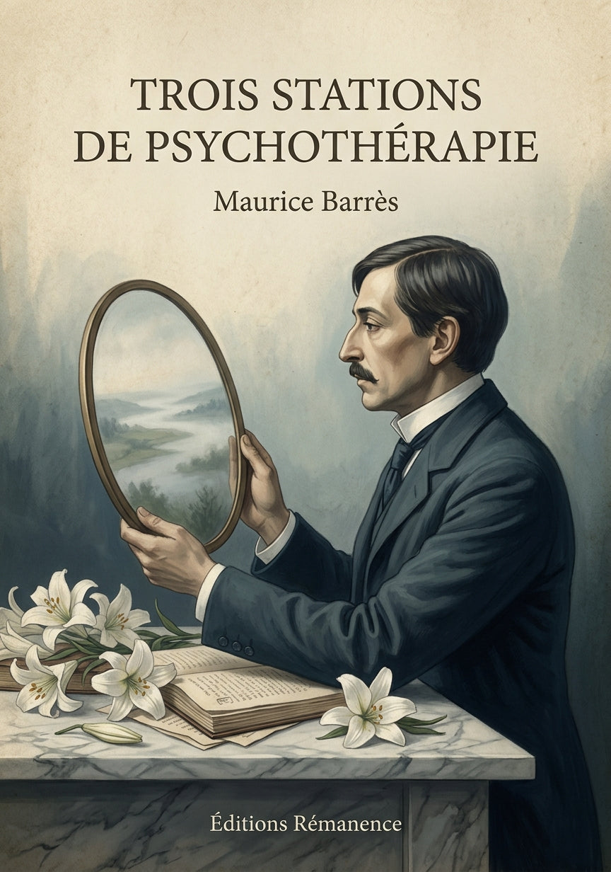 Trois Stations de psychothérapie - Maurice Barrès (Couverture)
