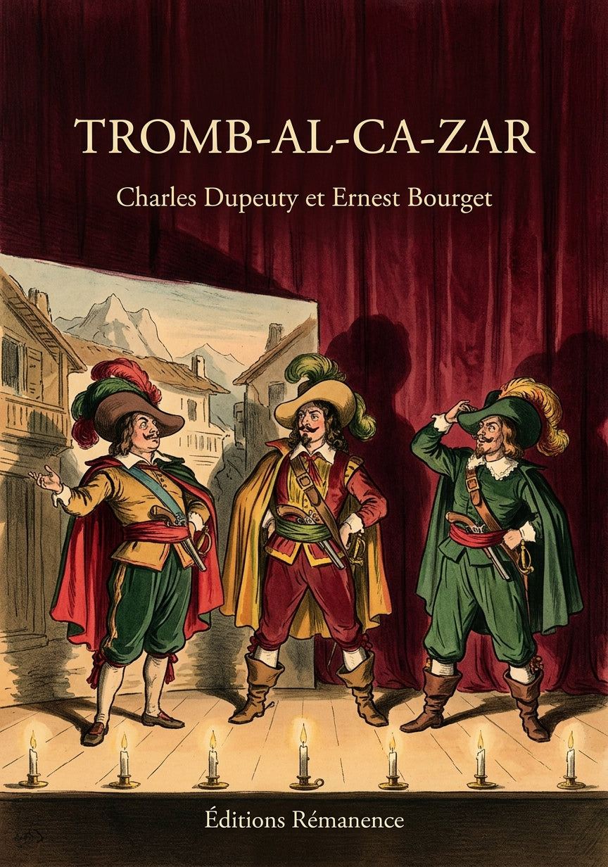 Livre Tromb-Al-Ca-Zar par Charles Dupeuty et Ernest Bourget - Couverture - Editions Remanence