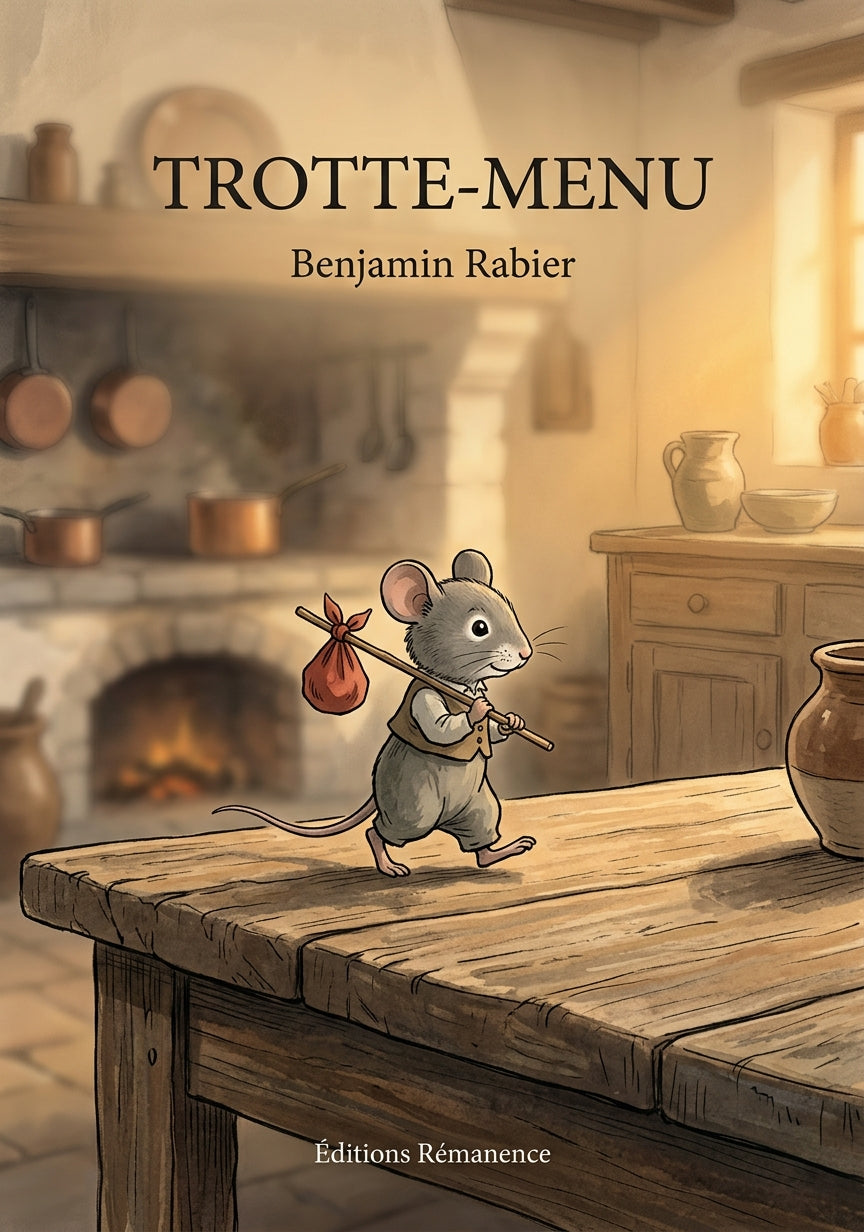 Livre Trotte-menu par Benjamin Rabier - Couverture - Editions Remanence