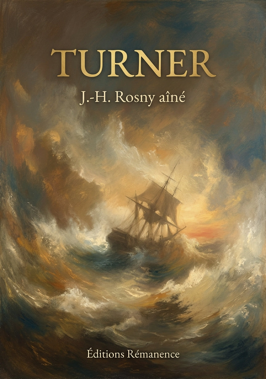 Livre Turner par J.-H. Rosny aîné - Couverture - Editions Remanence