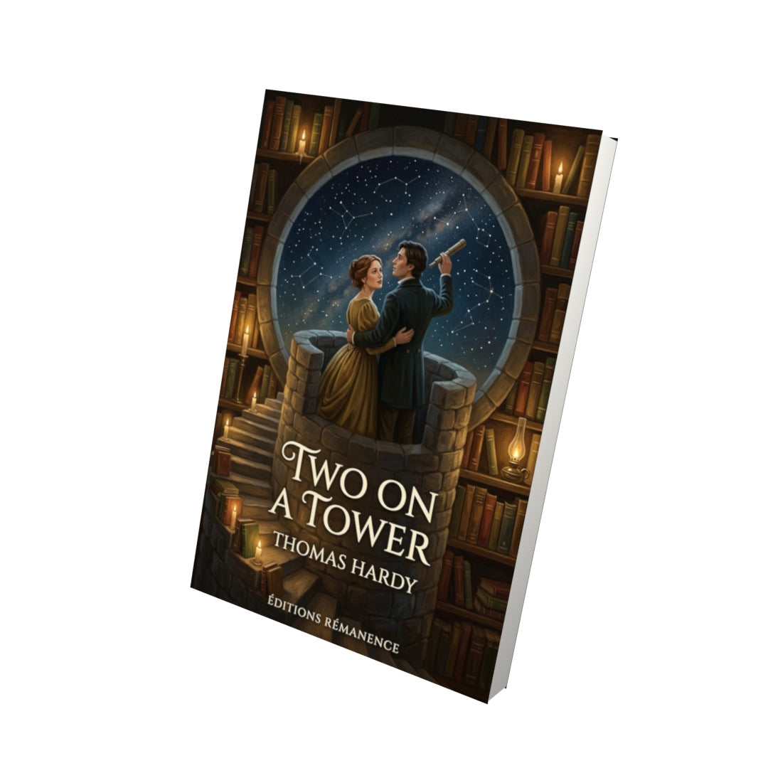 Livre Two on a Tower – Thomas Hardy - Vue 3D - Editions Remanence