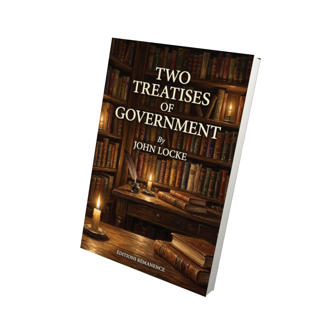 Livre Two Treatises of Government - Vue 3D - Editions Remanence