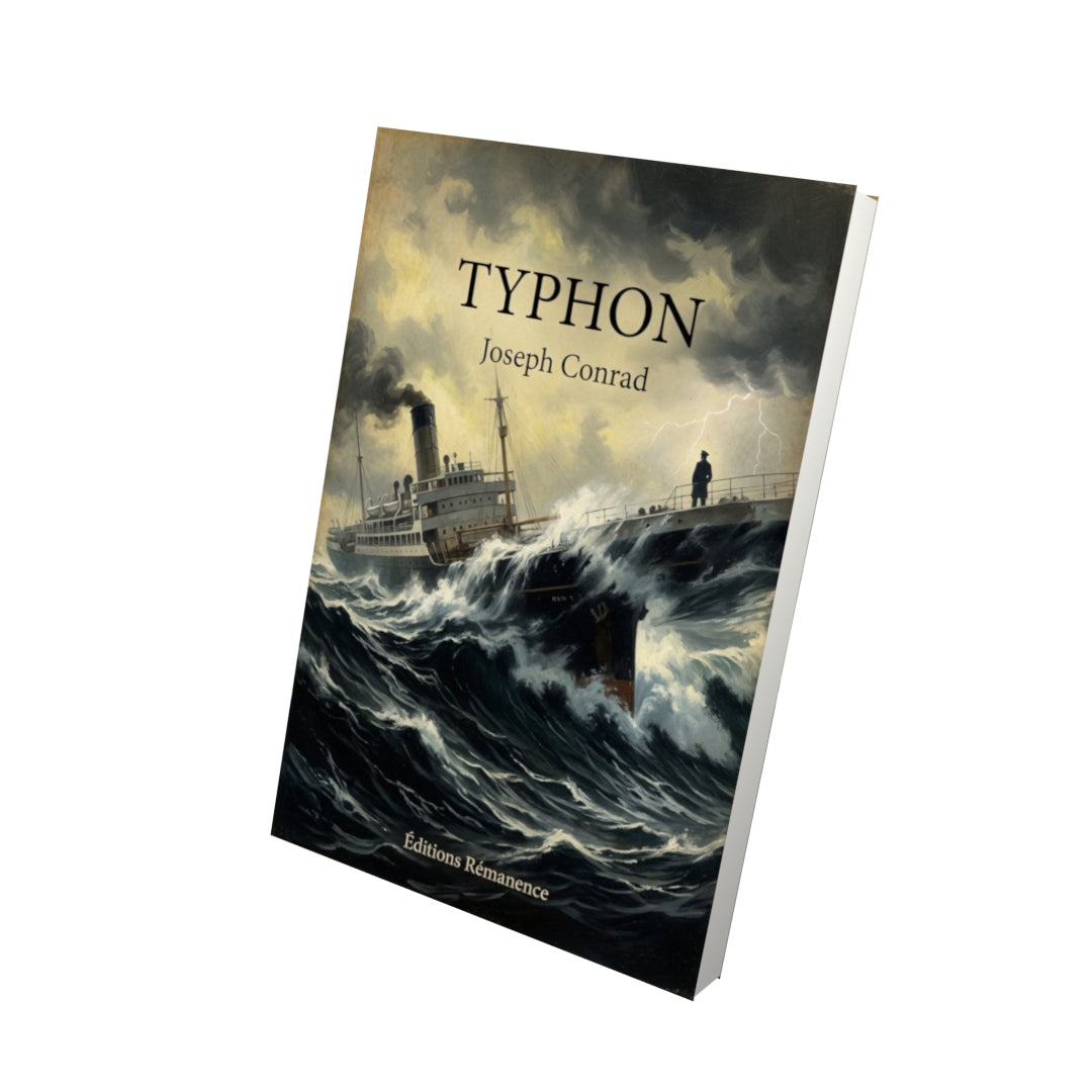 Livre Typhon - Joseph Conrad - Vue 3D - Editions Remanence