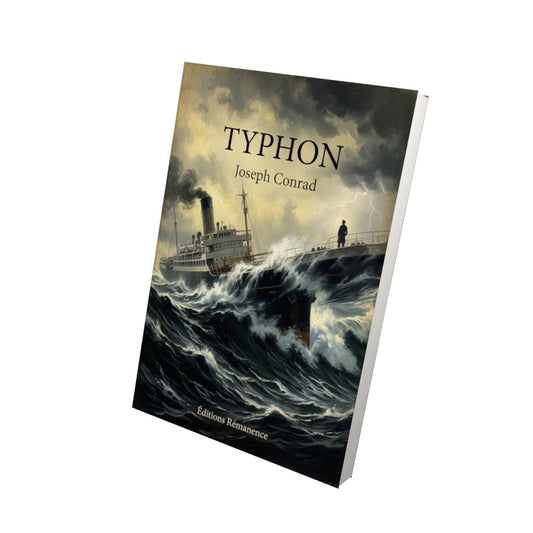 Livre Typhon - Joseph Conrad - Vue 3D - Editions Remanence