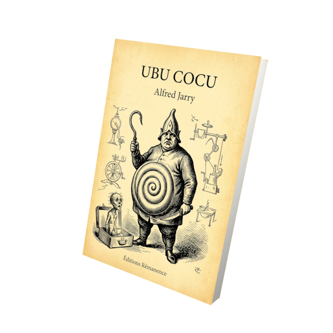 Livre Ubu cocu par Alfred Jarry - Vue 3D - Editions Remanence