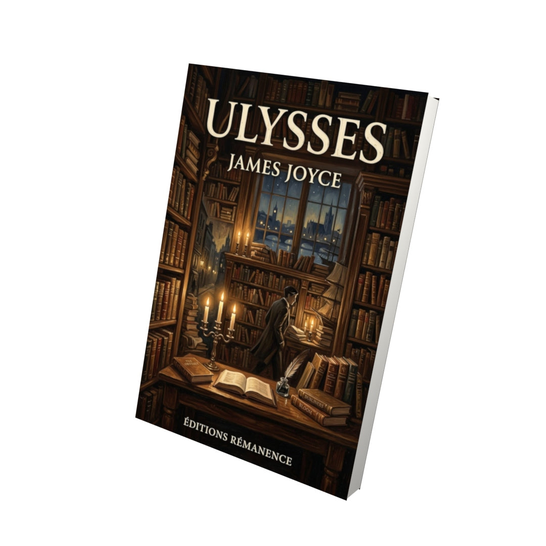 Livre Ulysses – James Joyce - Vue 3D - Editions Remanence