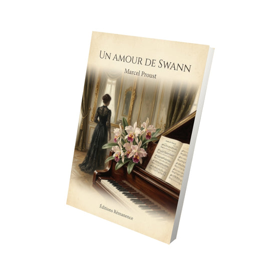 Livre Un amour de Swann - Marcel Proust - Vue 3D - Editions Remanence