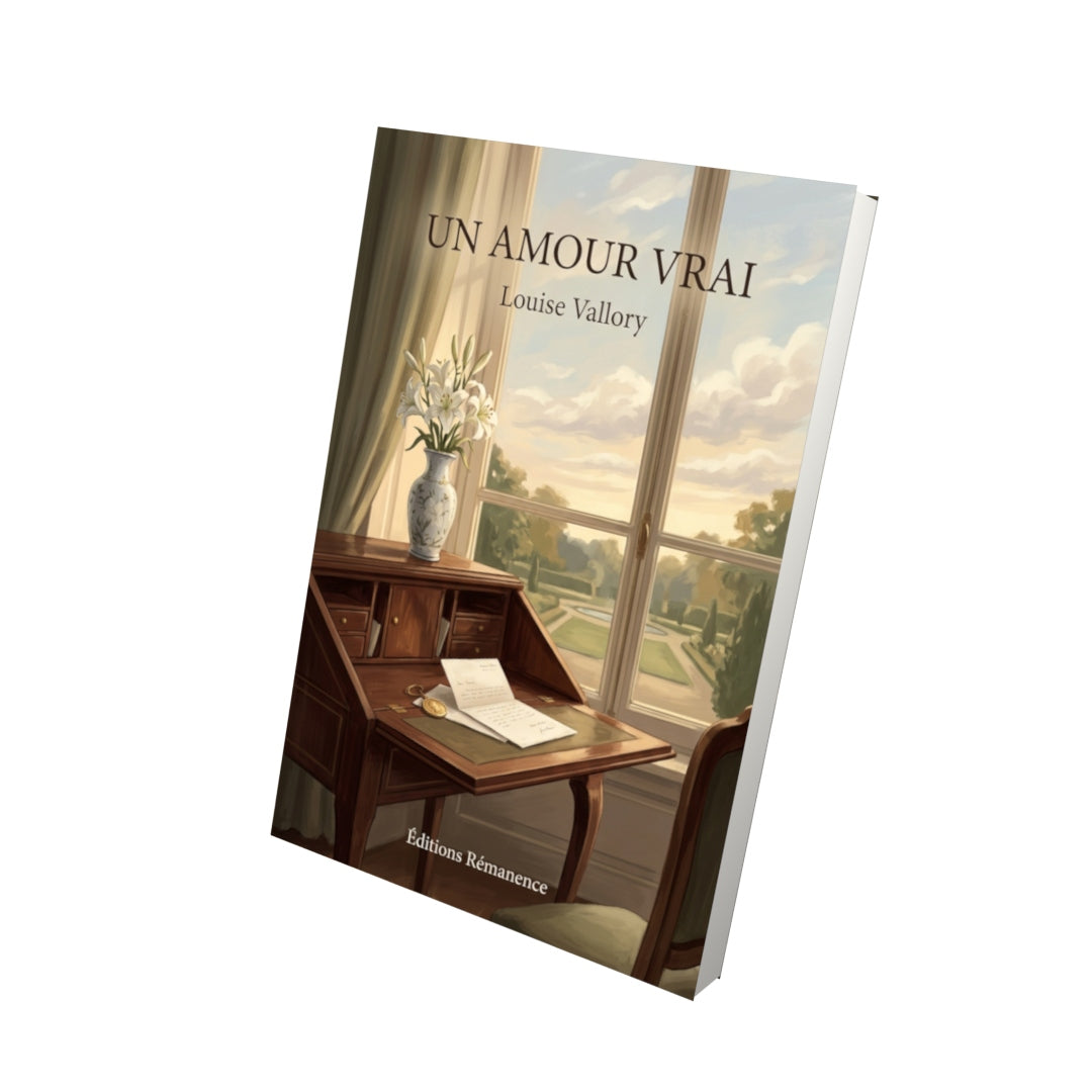 Livre Un amour vrai par Louise Vallory - Vue 3D - Editions Remanence