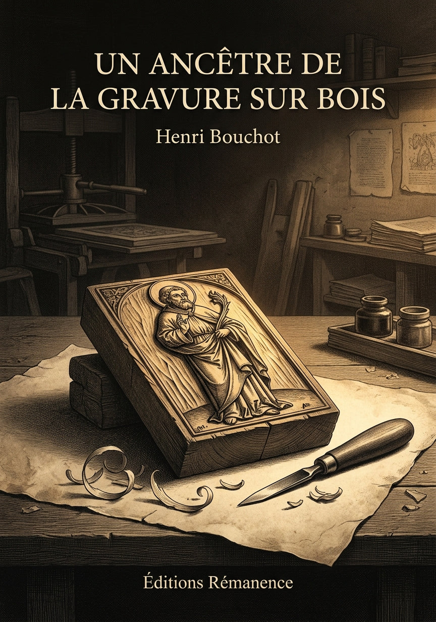 Livre Un ancêtre de la gravure sur bois par Henri Bouchot - Couverture - Editions Remanence