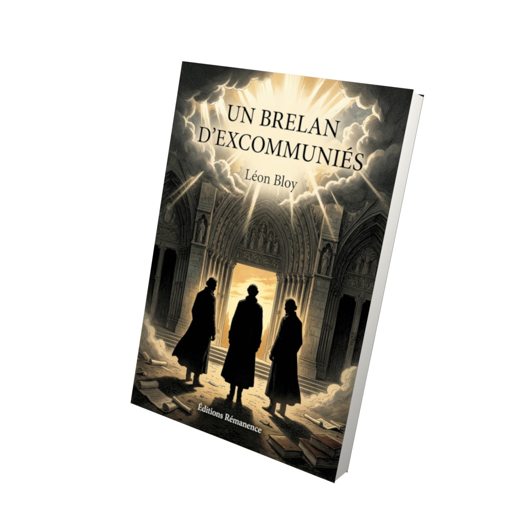 Livre Un brelan d’excommuniés par Léon Bloy - Vue 3D - Editions Remanence