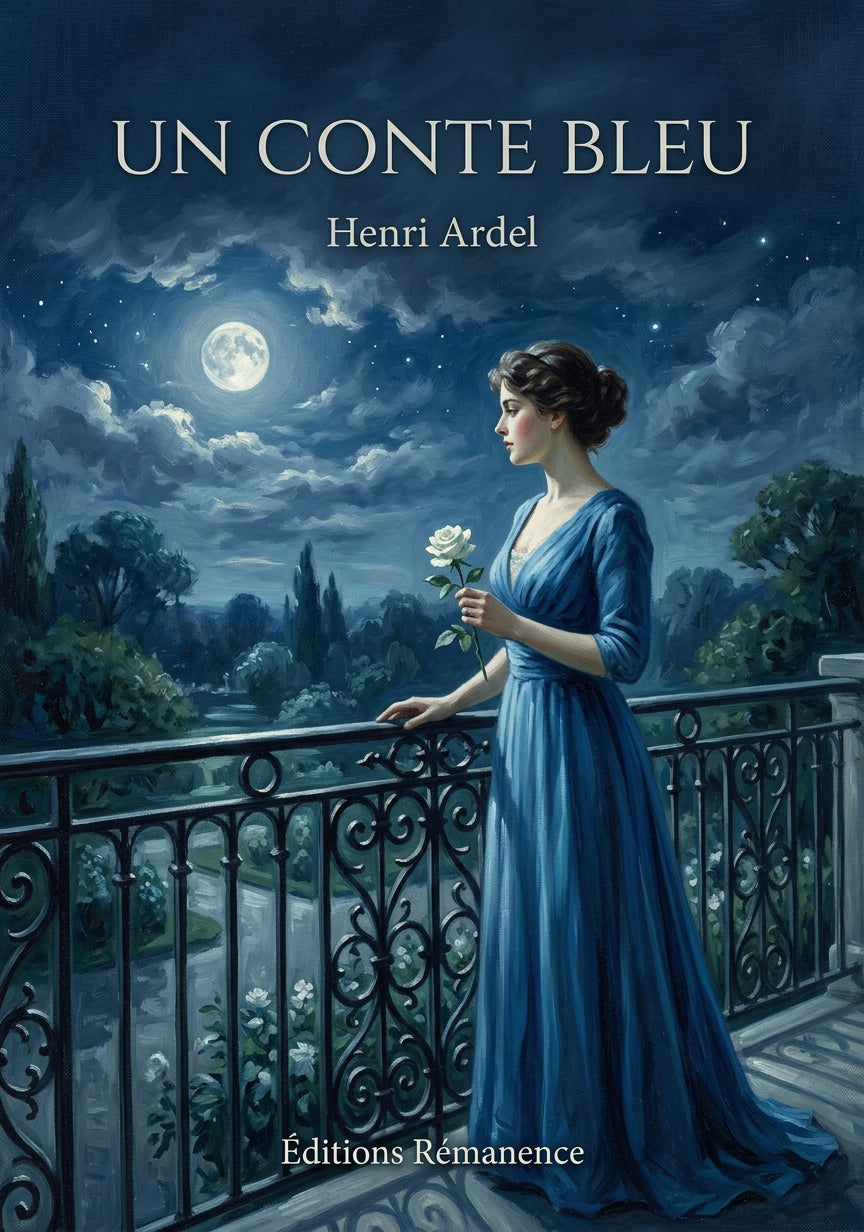 Livre Un conte bleu par Henri Ardel - Couverture - Editions Remanence