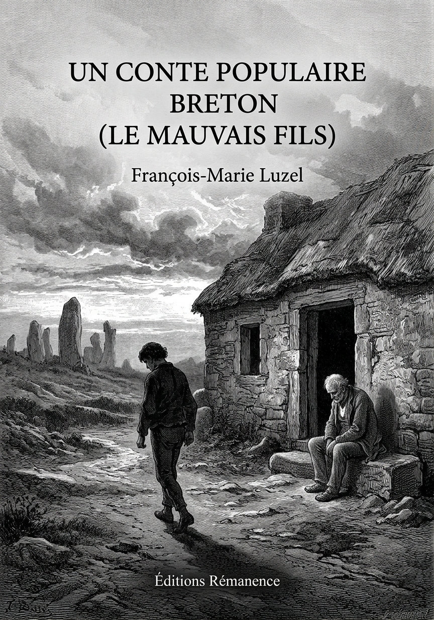 Livre Un conte populaire breton (Le mauvais fils) par François-Marie Luzel - Couverture - Editions Remanence