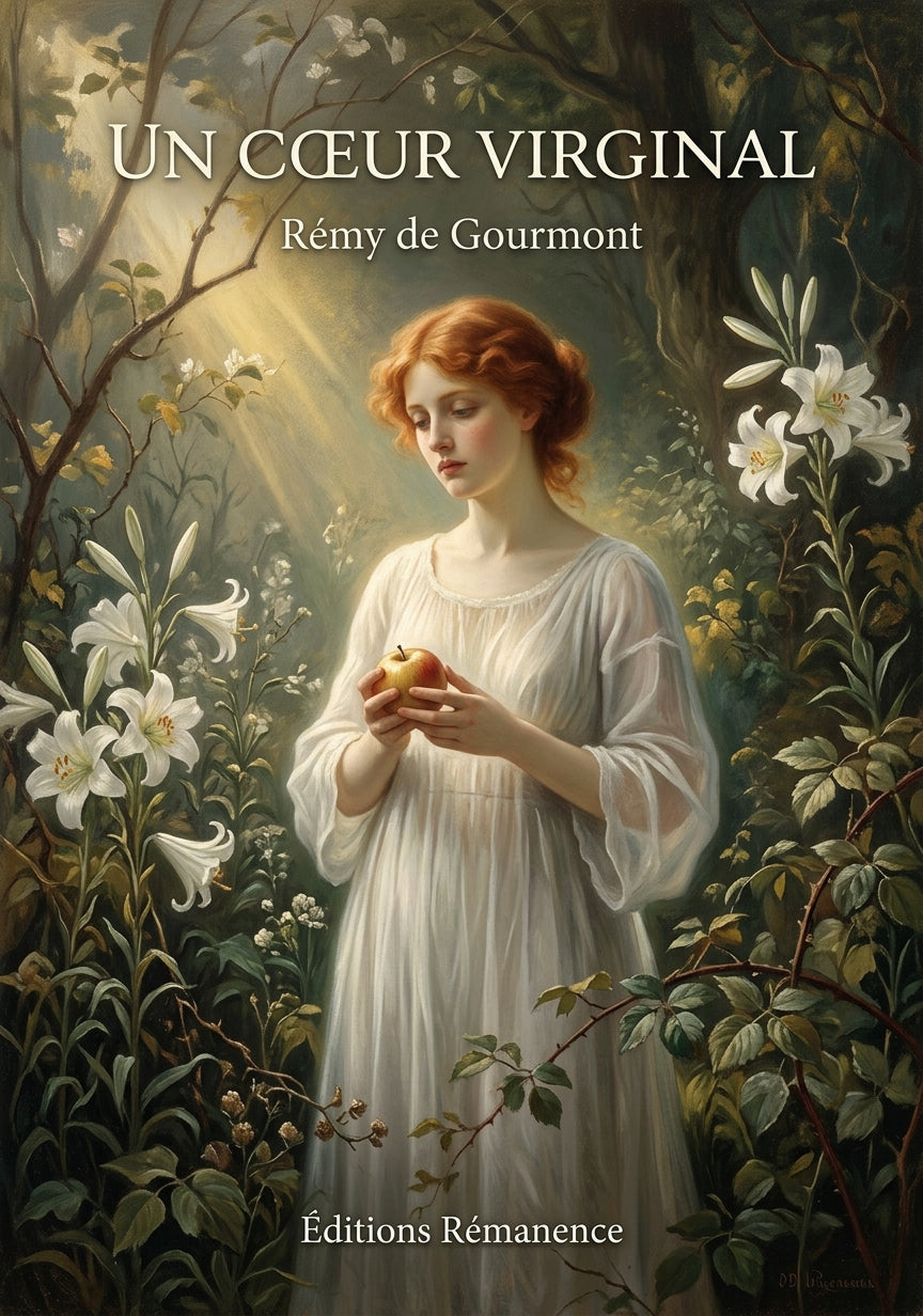 Livre Un cœur virginal par Rémy de Gourmont - Couverture - Editions Remanence