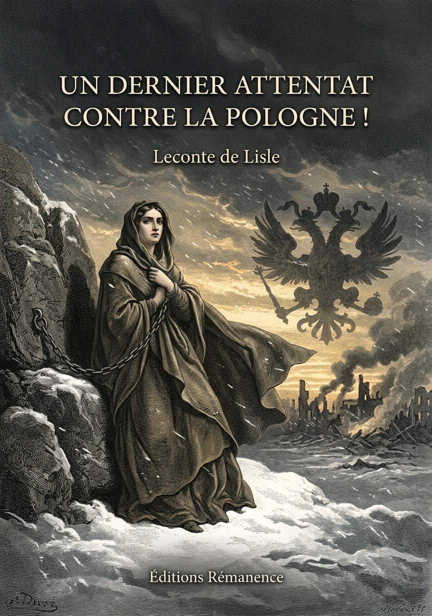 Livre Un dernier attentat contre la Pologne ! par Leconte de Lisle - Couverture - Editions Remanence