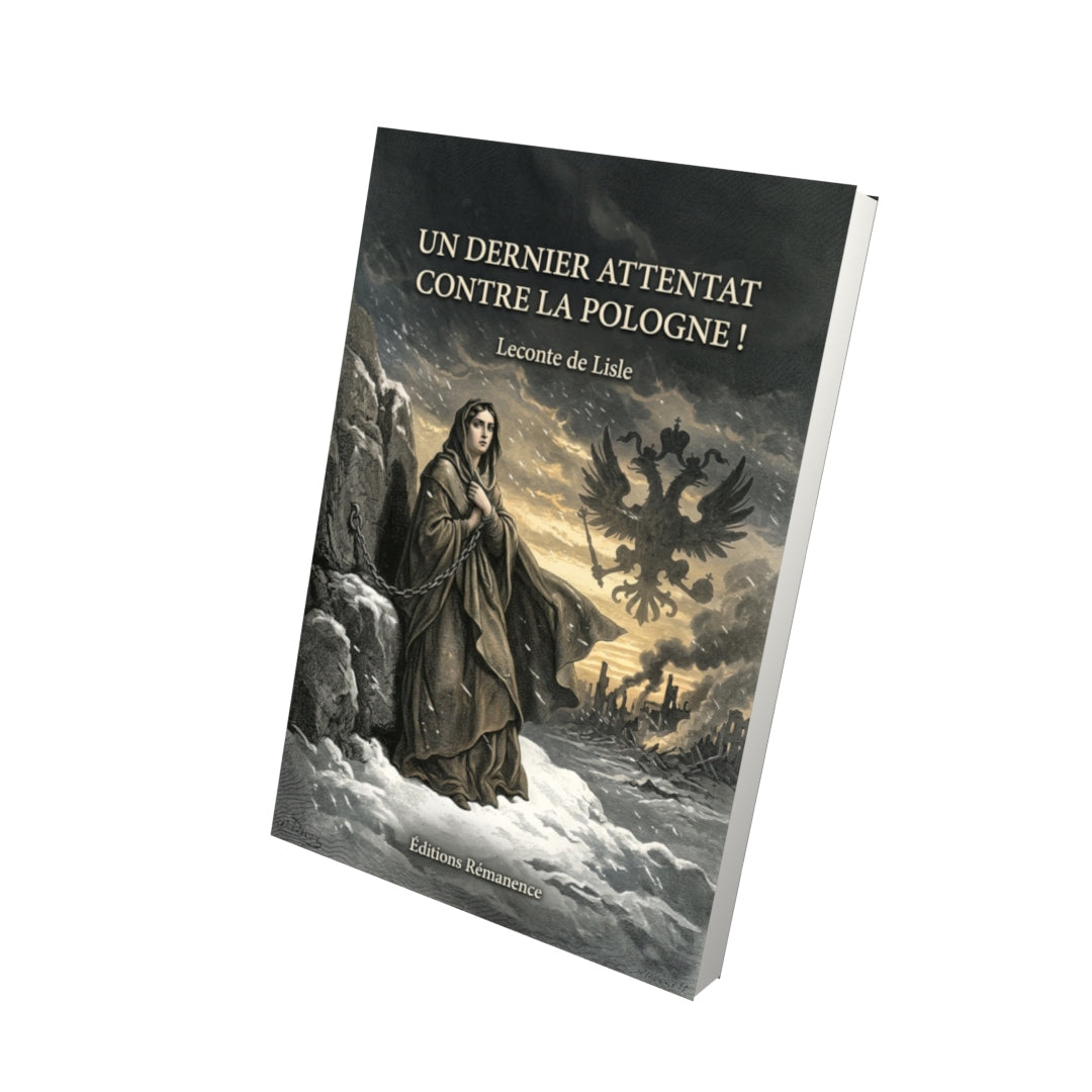 Livre Un dernier attentat contre la Pologne ! par Leconte de Lisle - Vue 3D - Editions Remanence