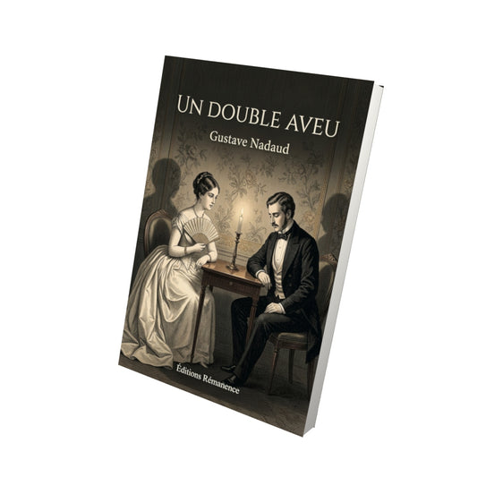 Livre Un double aveu par Gustave Nadaud - Vue 3D - Editions Remanence