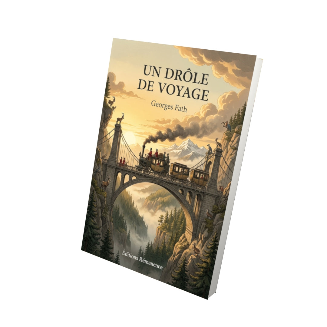 Livre Un drôle de voyage par Georges Fath - Vue 3D - Editions Remanence
