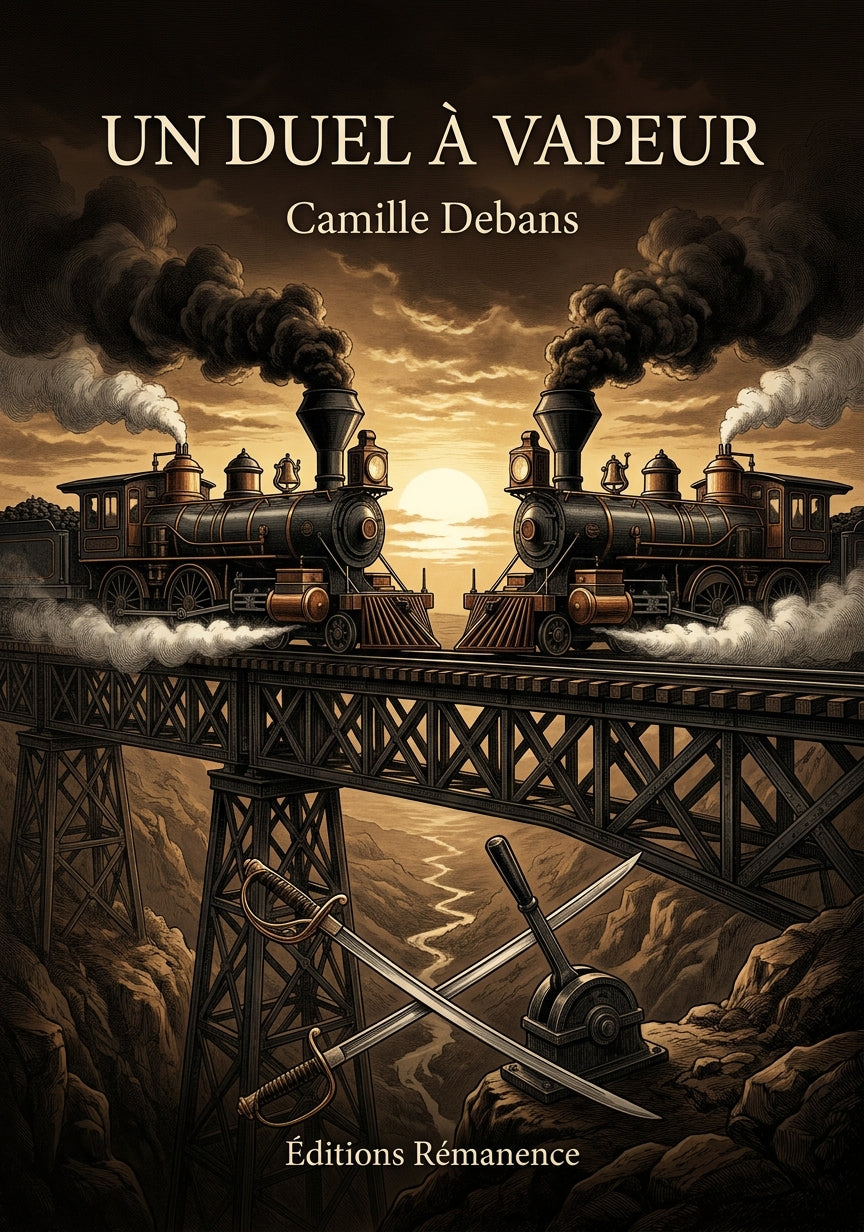 Livre Un duel à vapeur par Camille Debans - Couverture - Editions Remanence