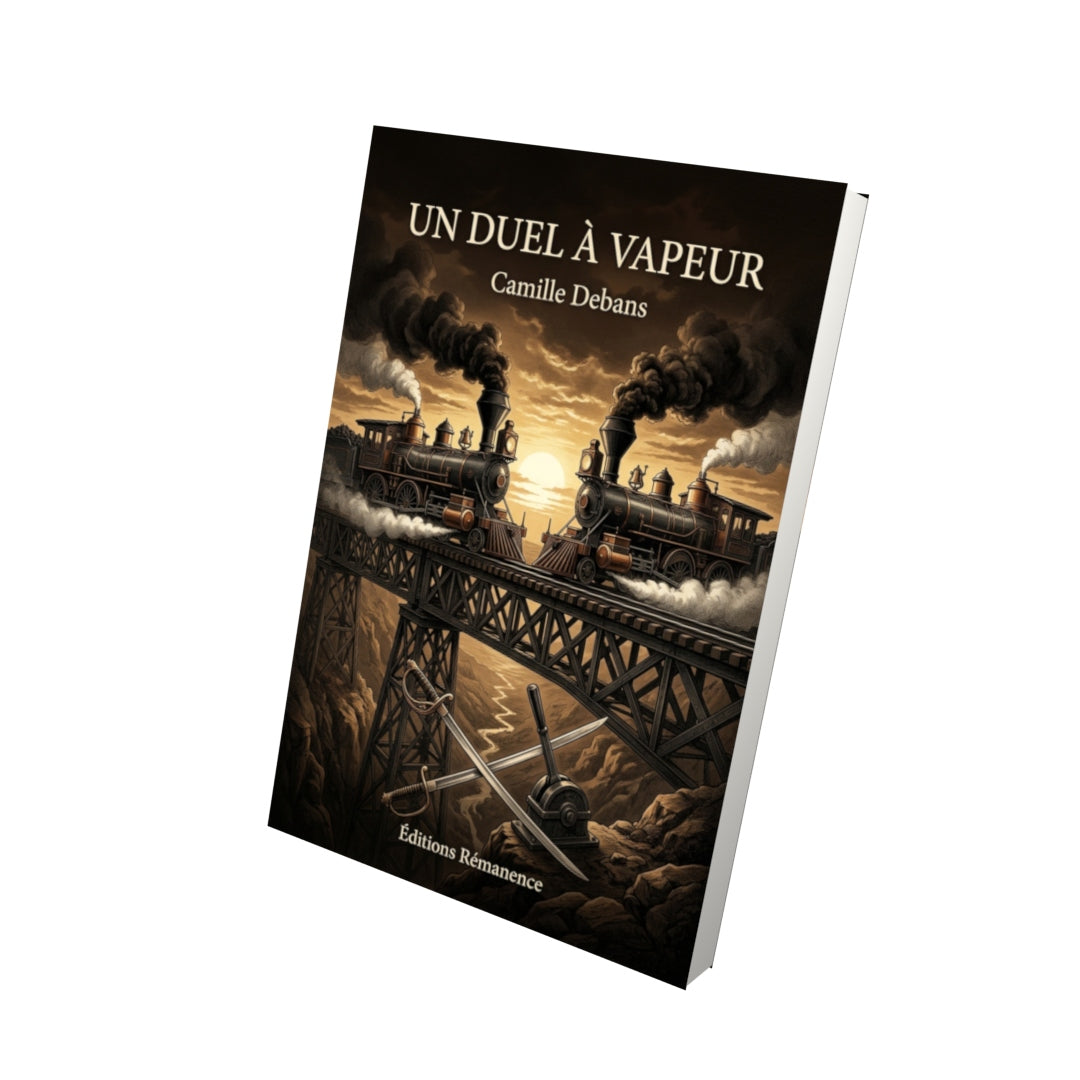 Livre Un duel à vapeur par Camille Debans - Vue 3D - Editions Remanence
