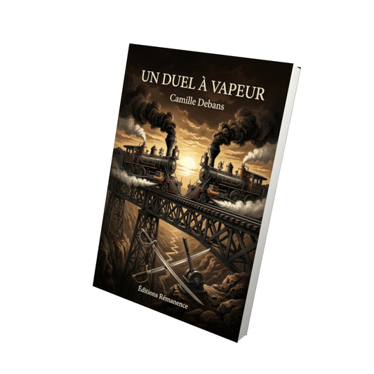 Livre Un duel à vapeur par Camille Debans - Vue 3D - Editions Remanence