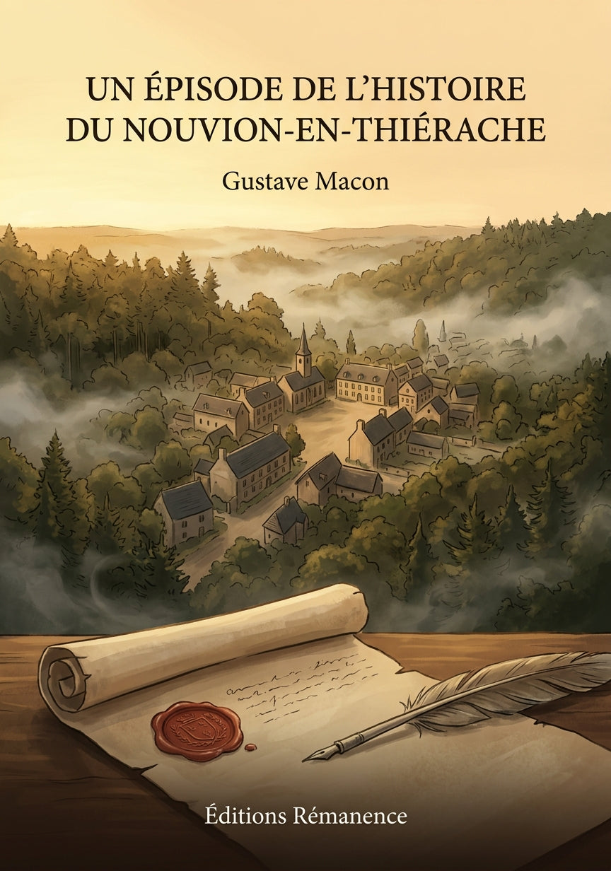 Livre Un épisode de l’histoire du Nouvion-en-Thiérache par Gustave Macon - Couverture - Editions Remanence